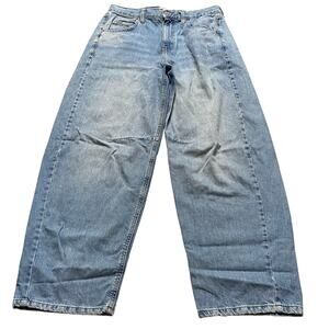 Y2K BDG Urban Outfitters High Rise Buckle Back Extreme Baggy Wide Leg Jeans 30W